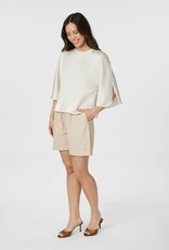Blouse Heavy Sateen 'Liora' - Pearl - Neo Noir
