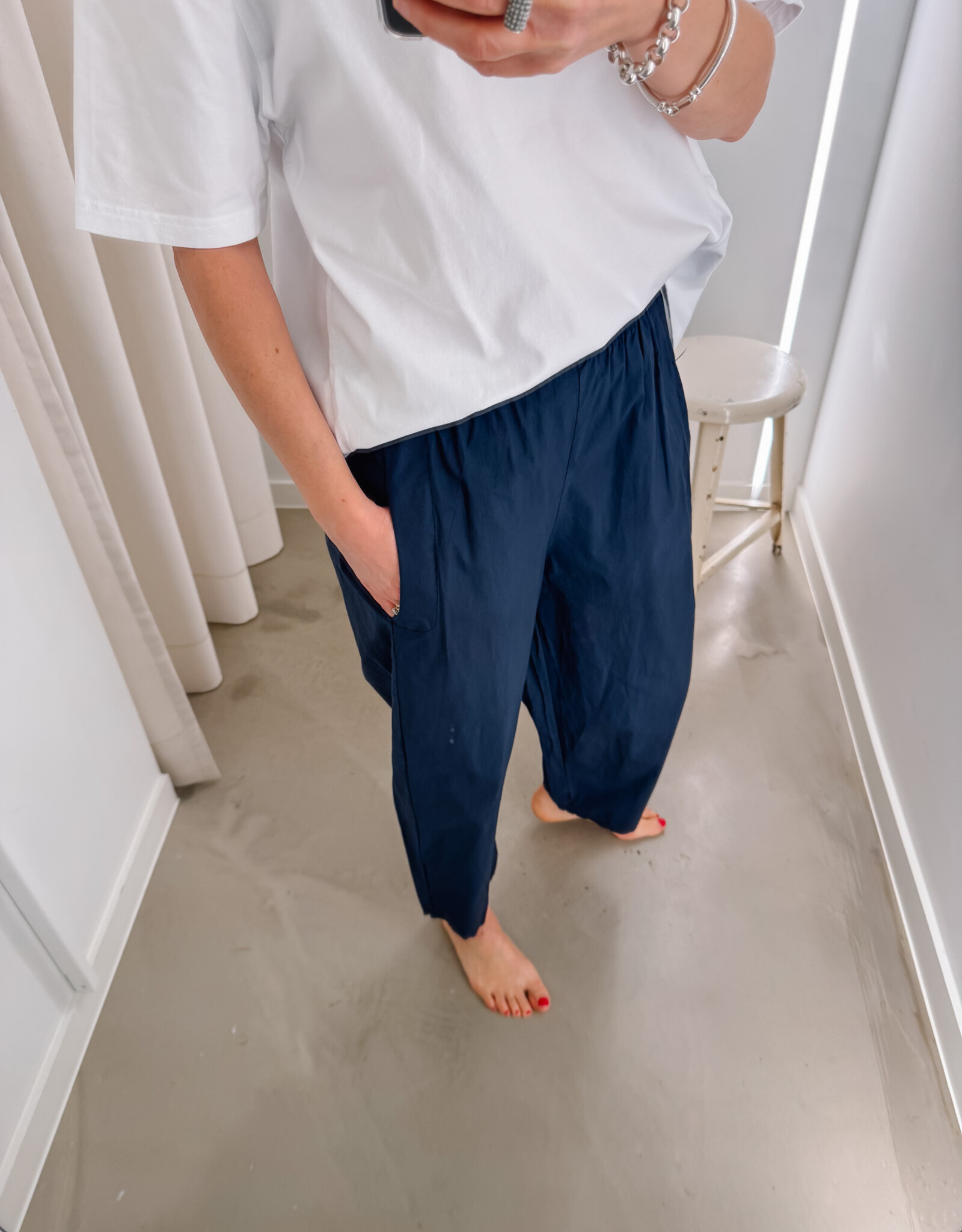 The Golden House Joh Broek Toile 'Magic' - Navy - TU