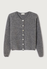 American Vintage Cardigan 'Vitow' - Acier Chine - Vito19E  - American Vintage