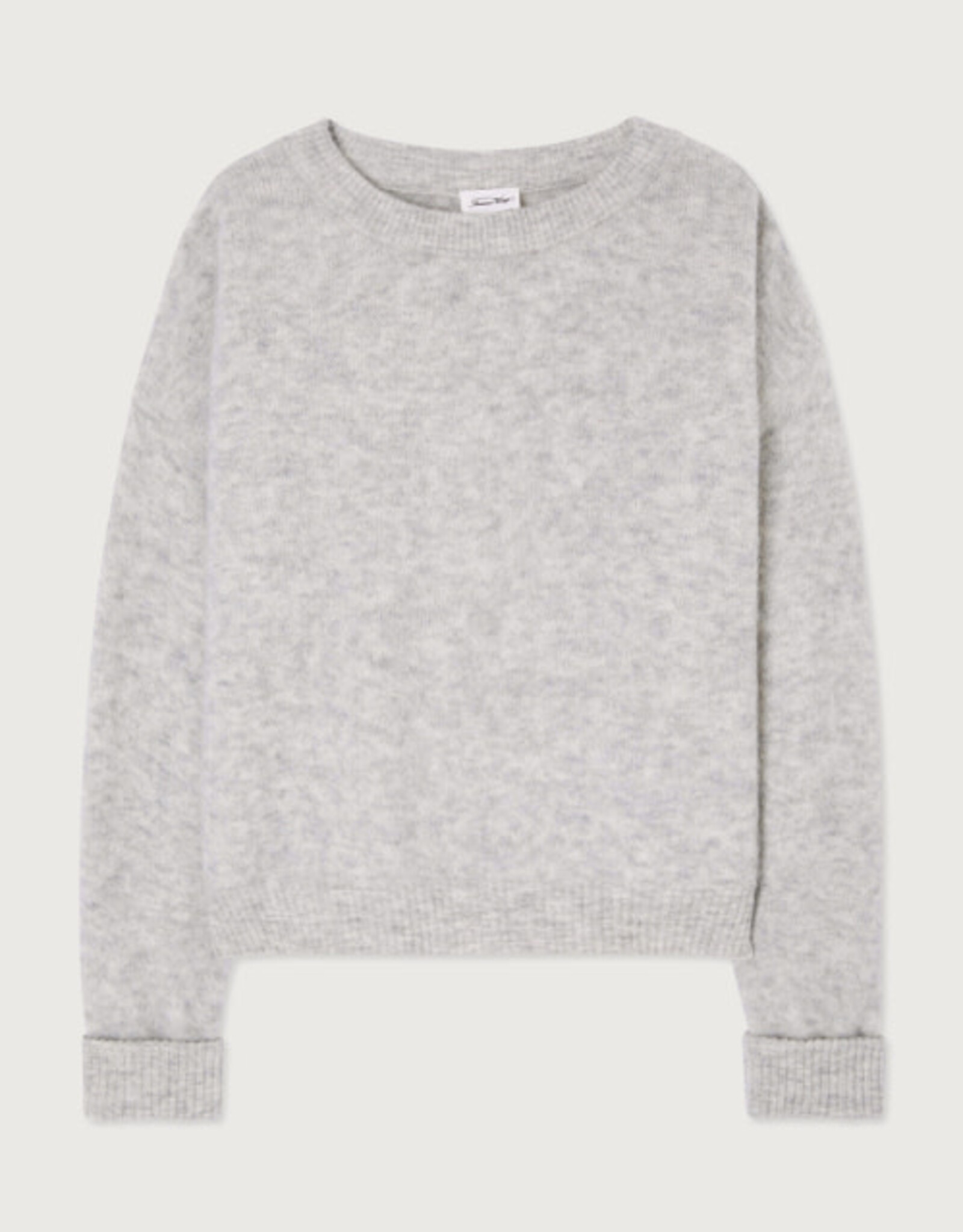 American Vintage Pull 'Vitow' - Gris Clair Chine - Vito18E -  American Vintage
