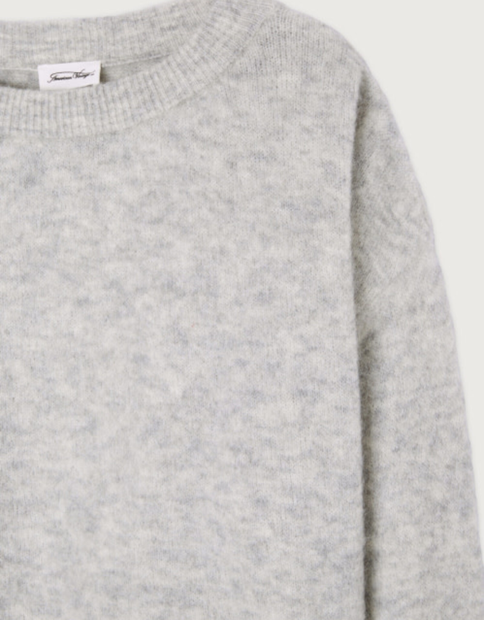 American Vintage Pull 'Vitow' - Gris Clair Chine - Vito18E -  American Vintage