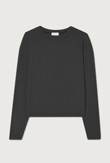 American Vintage T- Shirt Lange Mouw 'Ypawood' - Carbone Chine - YPA02B -  American Vintage