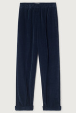 American Vintage Broek 'Padow'  - Navy - Pado137 - American Vintage