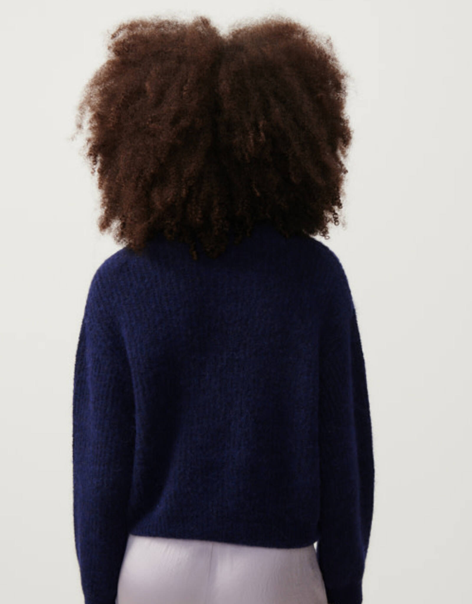American Vintage Pull 'East' - Navy Chine - East18Q  - American Vintage