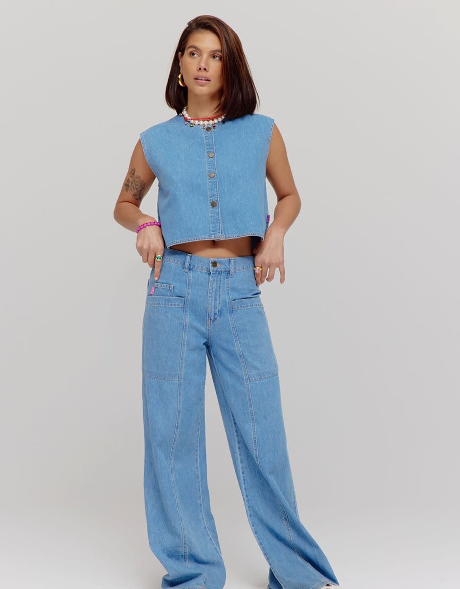 Harper&Yve Jeans 'Madelynn' - Mid Blue - Harper&Yve