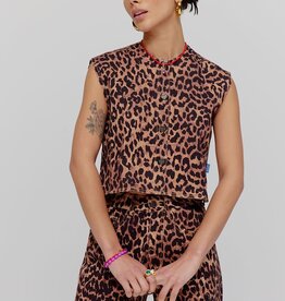 Harper&Yve Jacket Zonder Mouw 'Gilly' - Lexie Leopard - Harper&Yve
