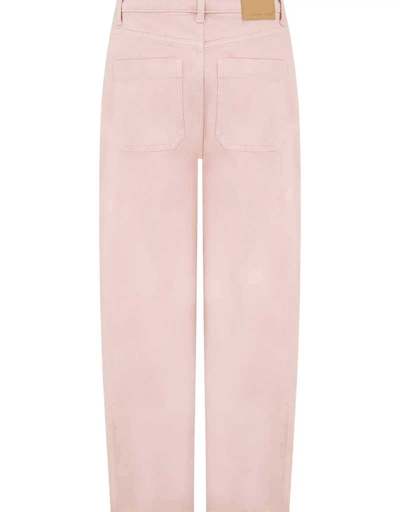 Seventy +Mochi Jeans High Rise Barrel 'Bo' - Cloud Peony Pink - Seventy + Mochi