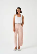 Seventy +Mochi Jeans High Rise Barrel 'Bo' - Cloud Peony Pink - Seventy + Mochi