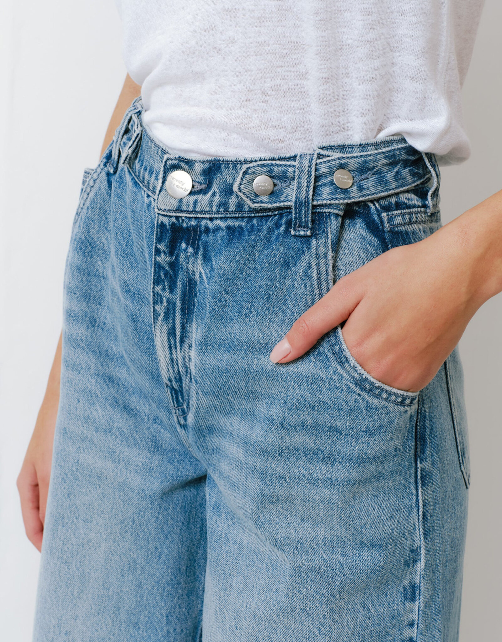 Seventy +Mochi Jeans Adjustable 'Ali Tab' - Melrose - Seventy + Mochi