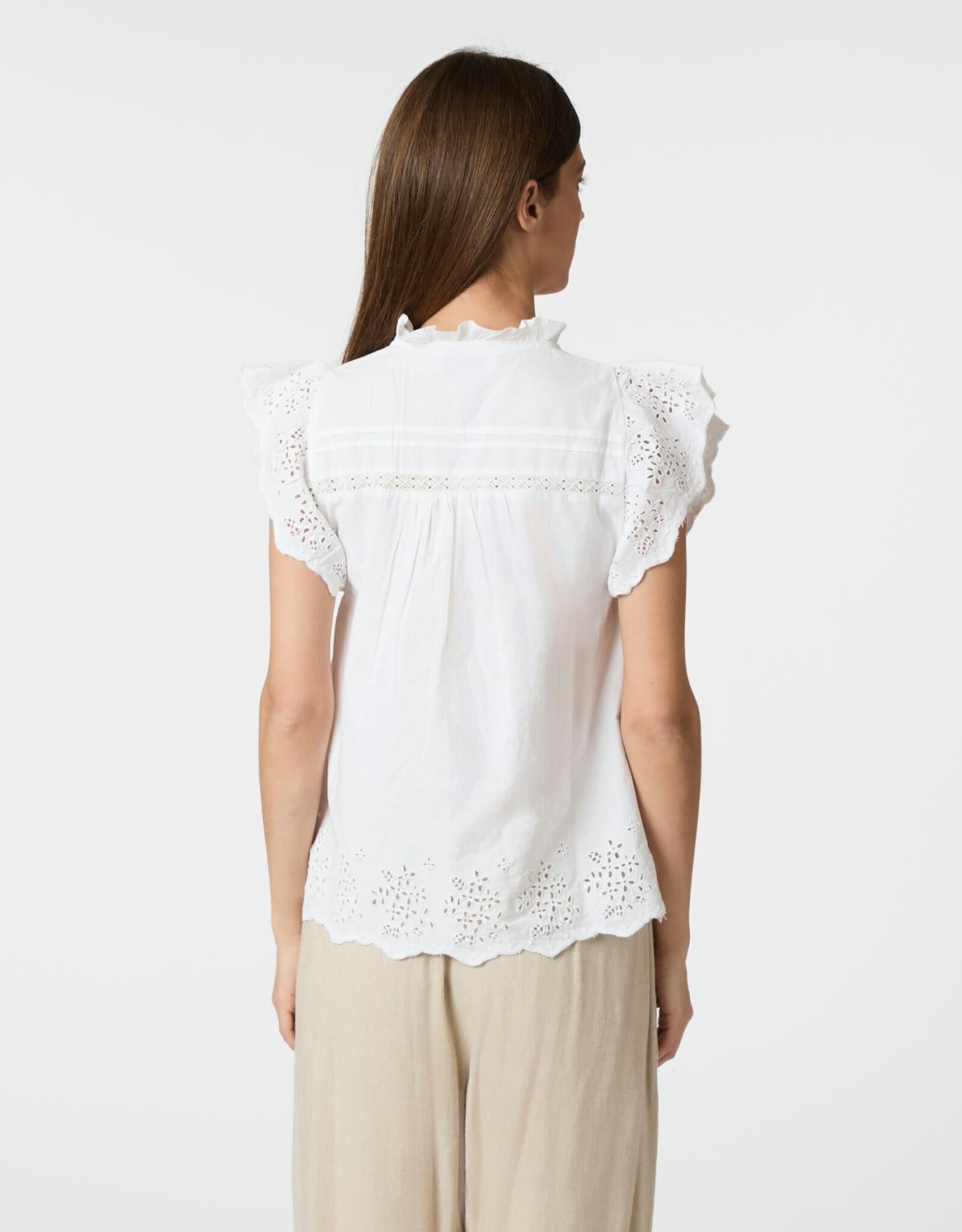 Blouse 'Kyoti' - White - Neo Noir