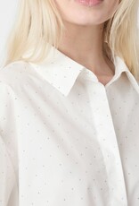 Blouse Poplin Stone 'Jasie' - White - Neo Noir