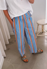 The Golden House Joh Broek Toile Ligne 'Magic' - Blue/Orange - TU