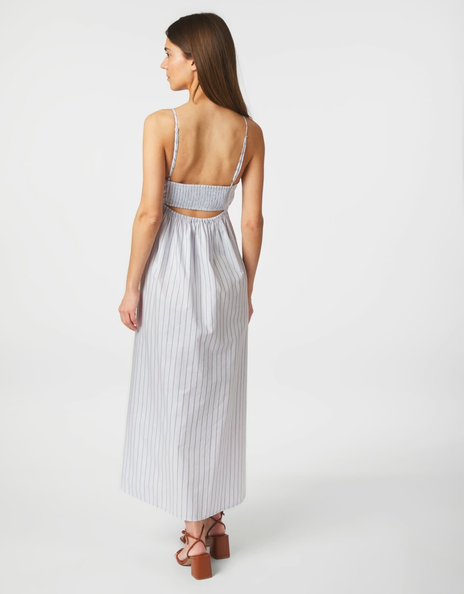 Jurk Stripe 'Savani' - Light Blue -  Neo Noir