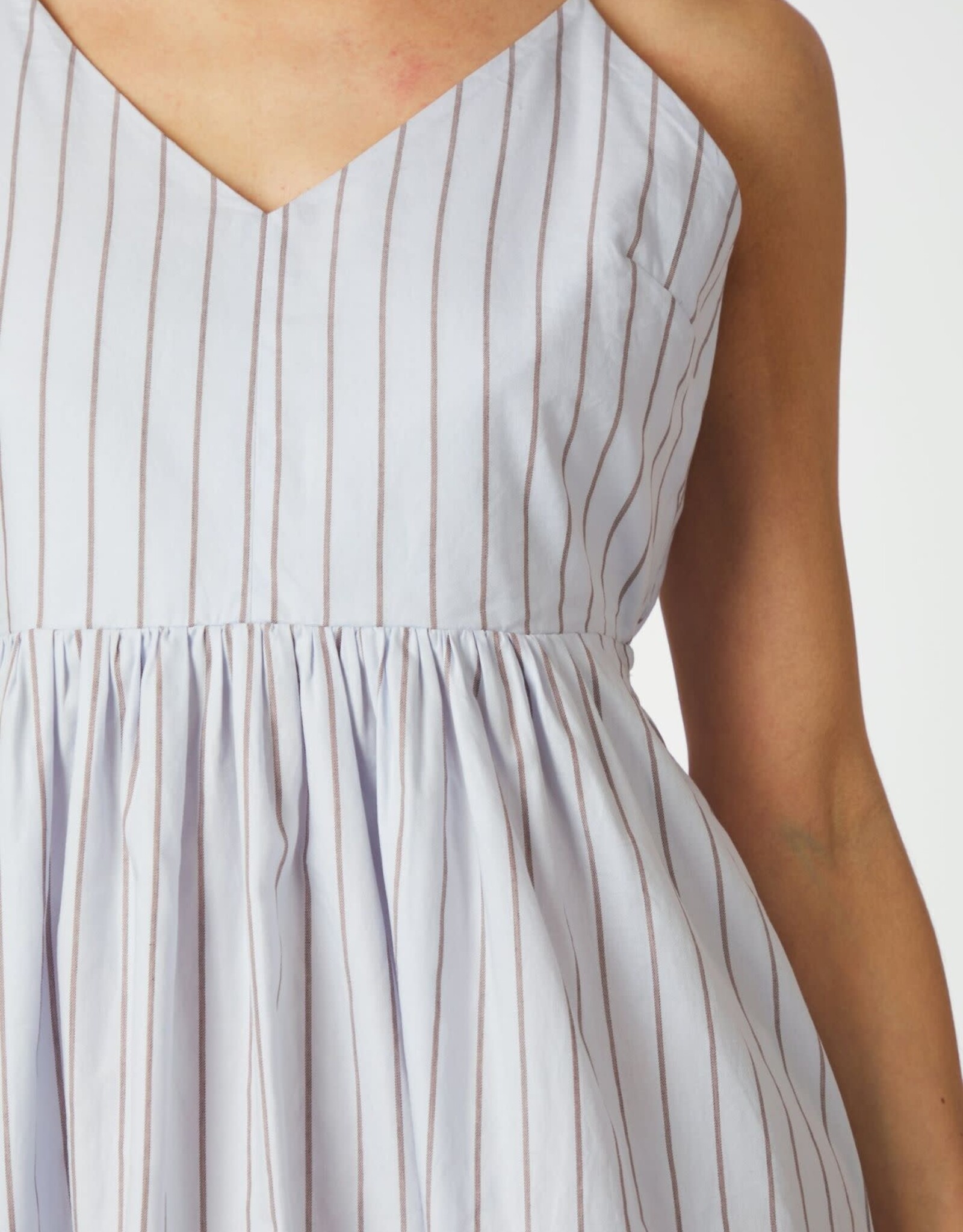 Jurk Stripe 'Savani' - Light Blue -  Neo Noir