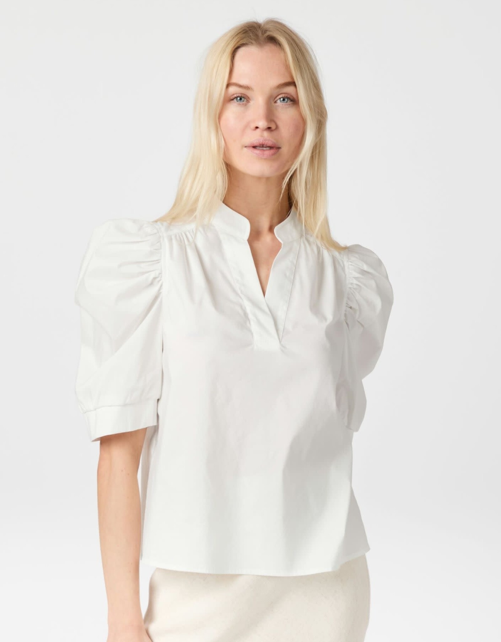 Blouse Poplin 'Roella' - White - Neo Noir