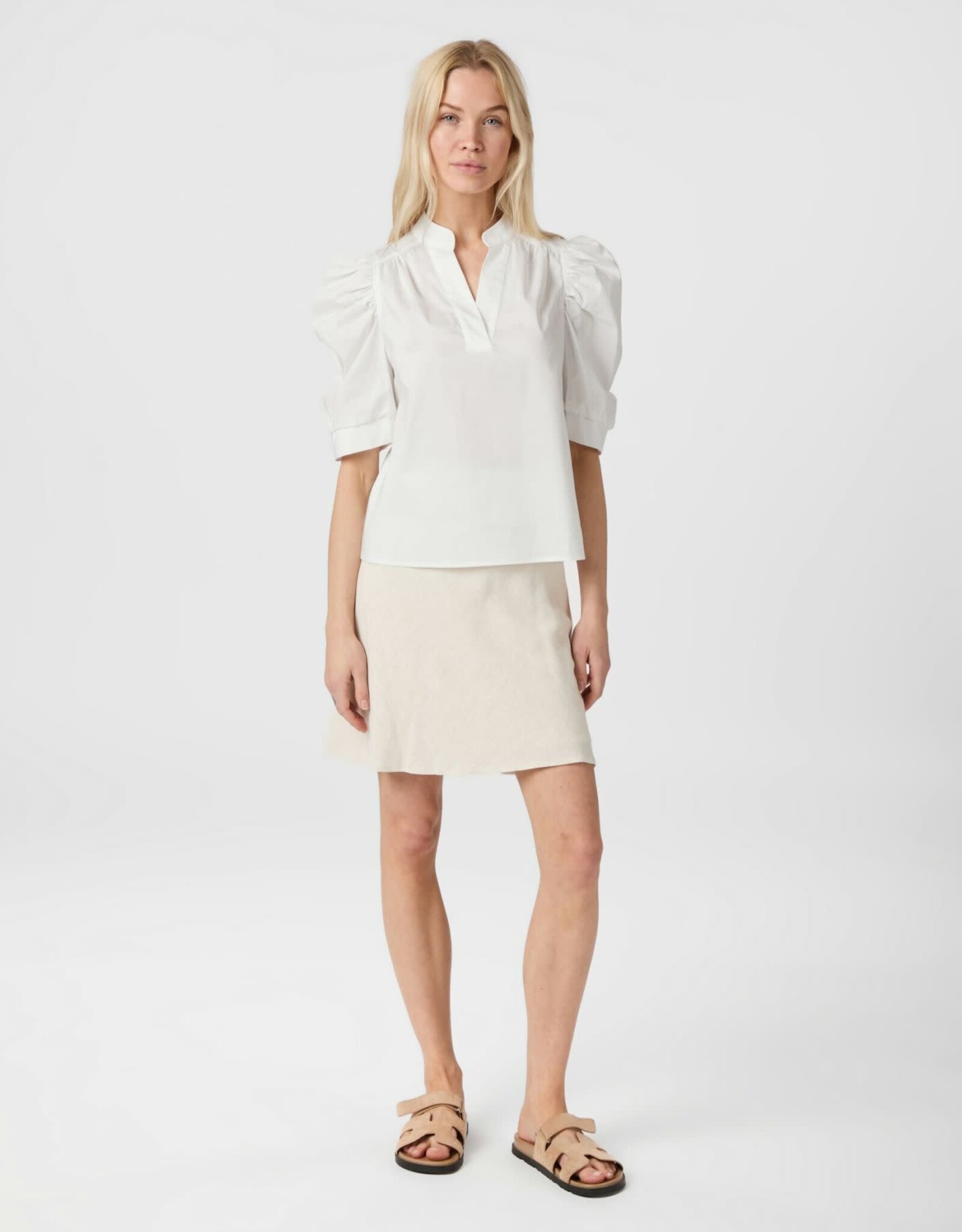 Blouse Poplin 'Roella' - White - Neo Noir