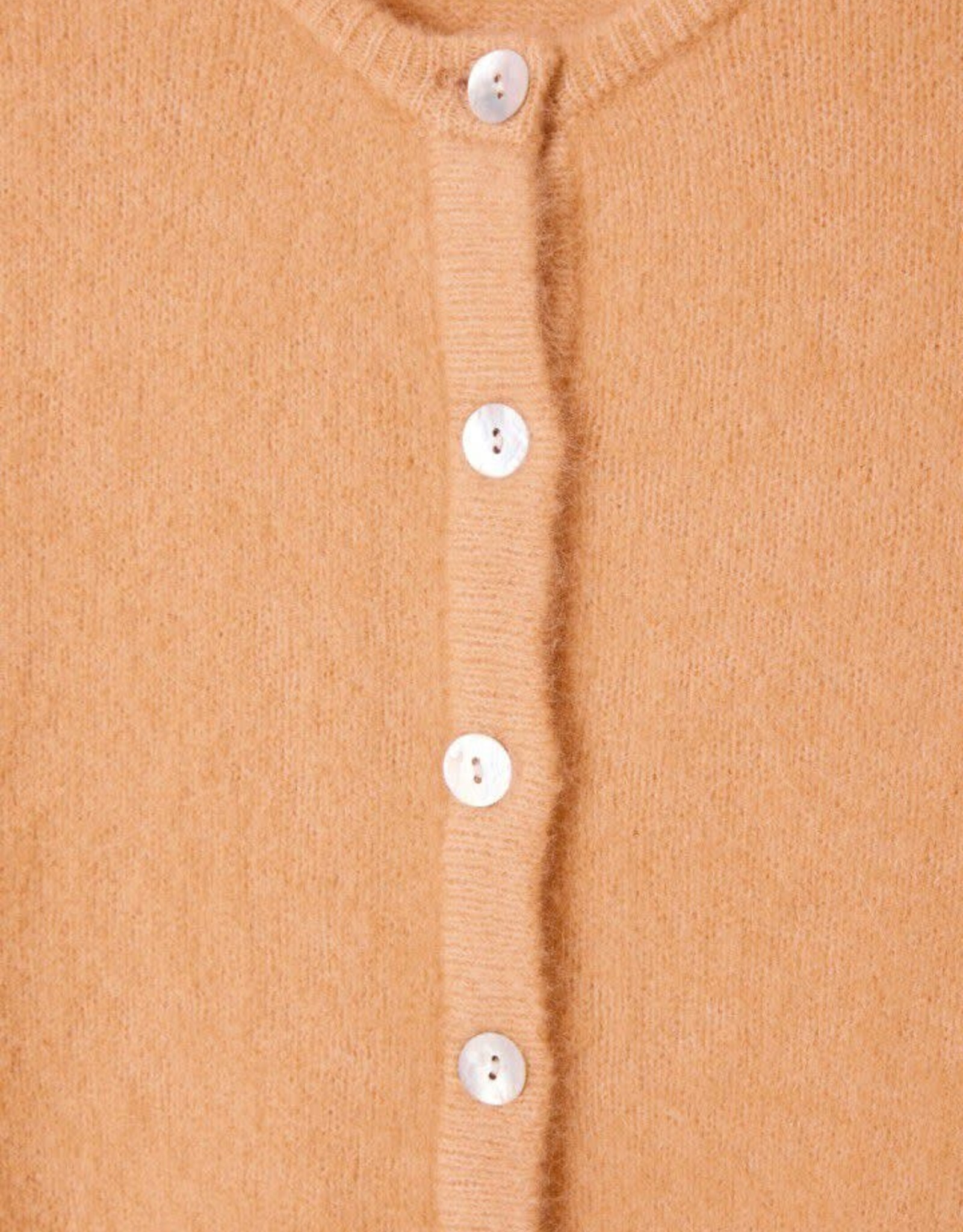 American Vintage Cardigan 'Vitow' - Noisette Chine - Vito19E  - American Vintage