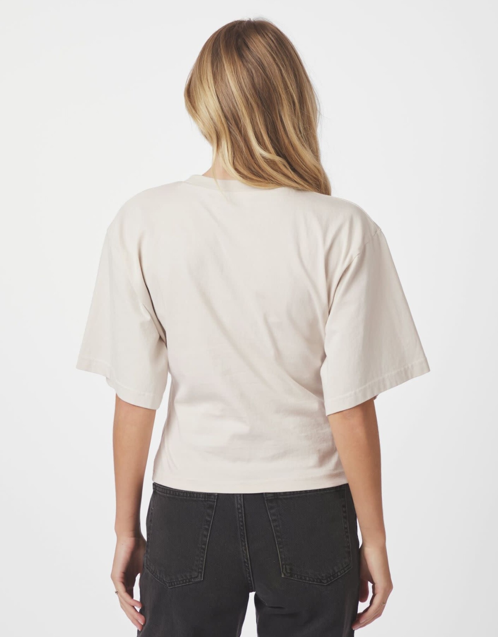 T-Shirt Boxy 'Asha' - Ivory - Neo Noir