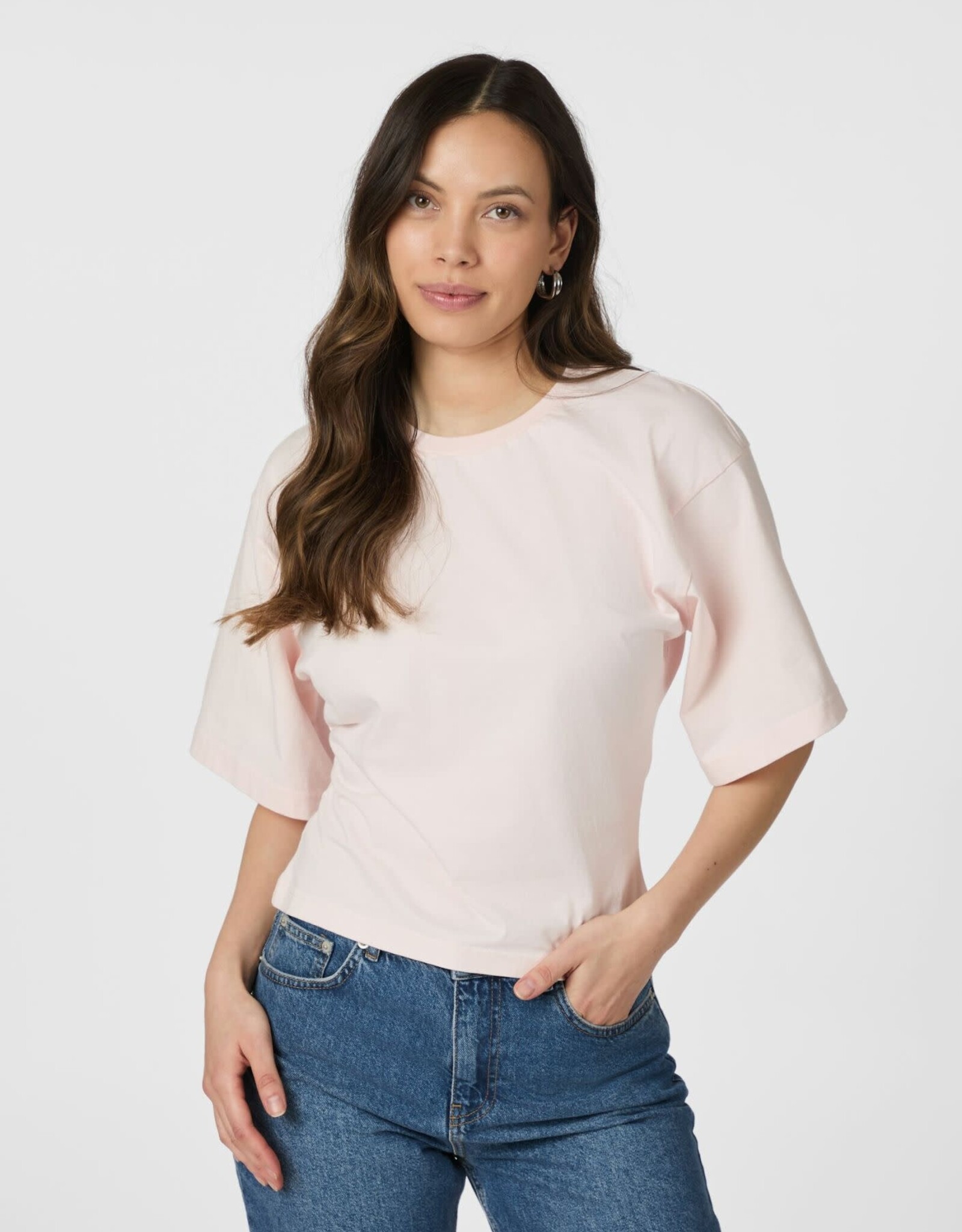 T-Shirt Boxy 'Asha' - Light Pink - Neo Noir