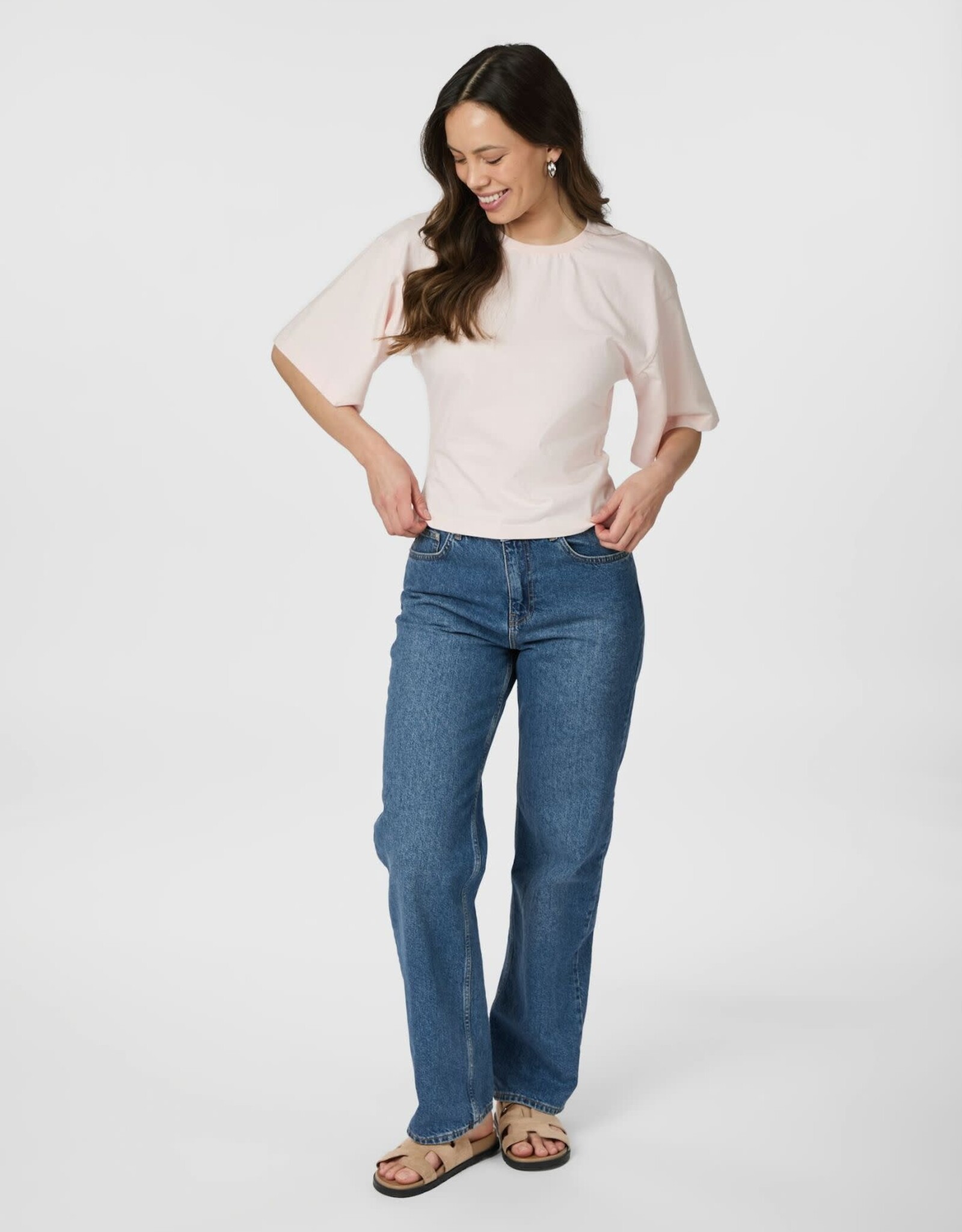 T-Shirt Boxy 'Asha' - Light Pink - Neo Noir