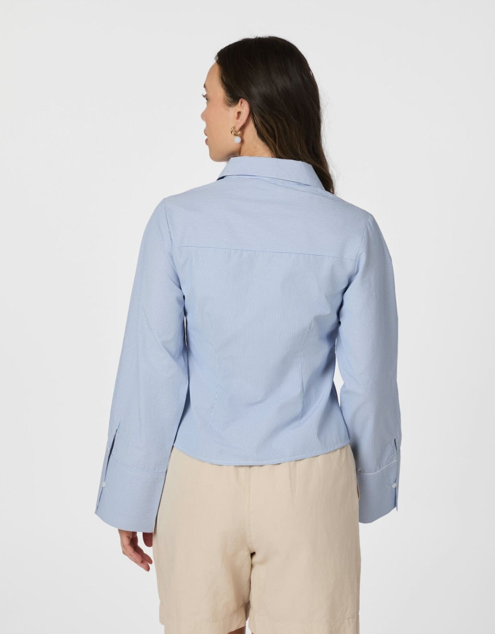 Blouse Mini Stripe 'Rosa' - Blue - Neo Noir