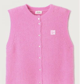 American Vintage Cardigan 'East' - Rose Bubble Chine - East19MC - American Vintage