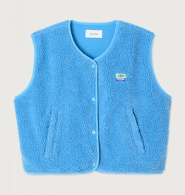 American Vintage Mouwloos Vestje 'Hoktown' - Celeste - Hok16B -  American Vintage