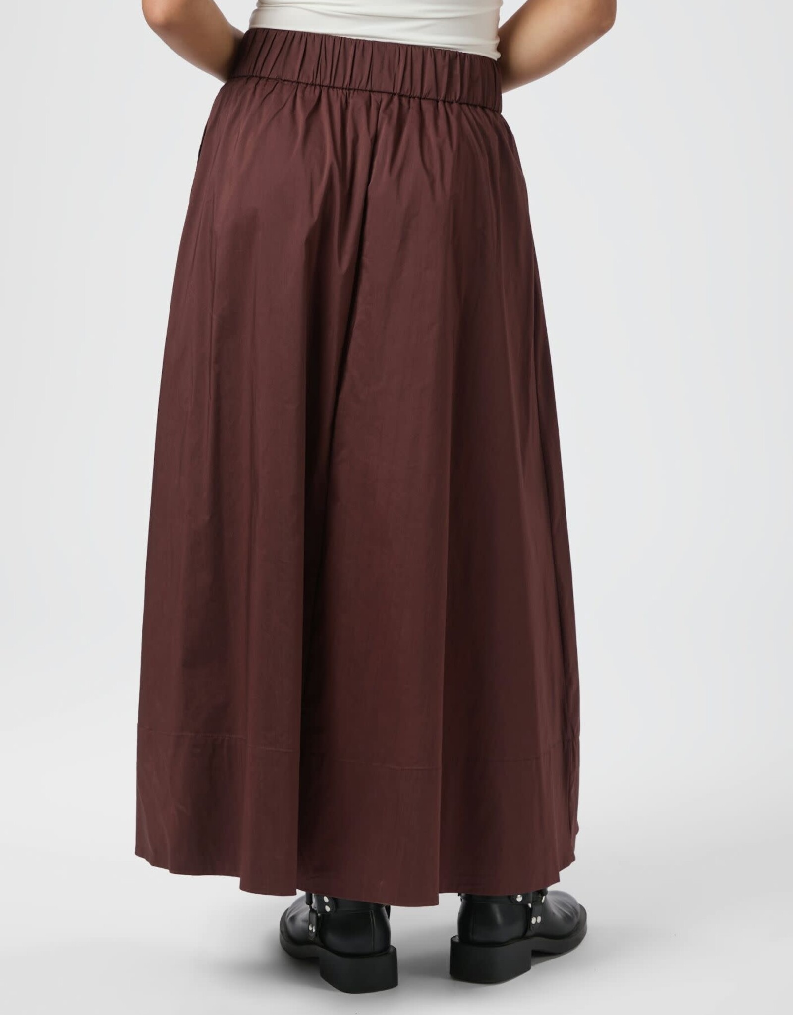 Rok Long 'Yara' - Burgundy - Neo Noir