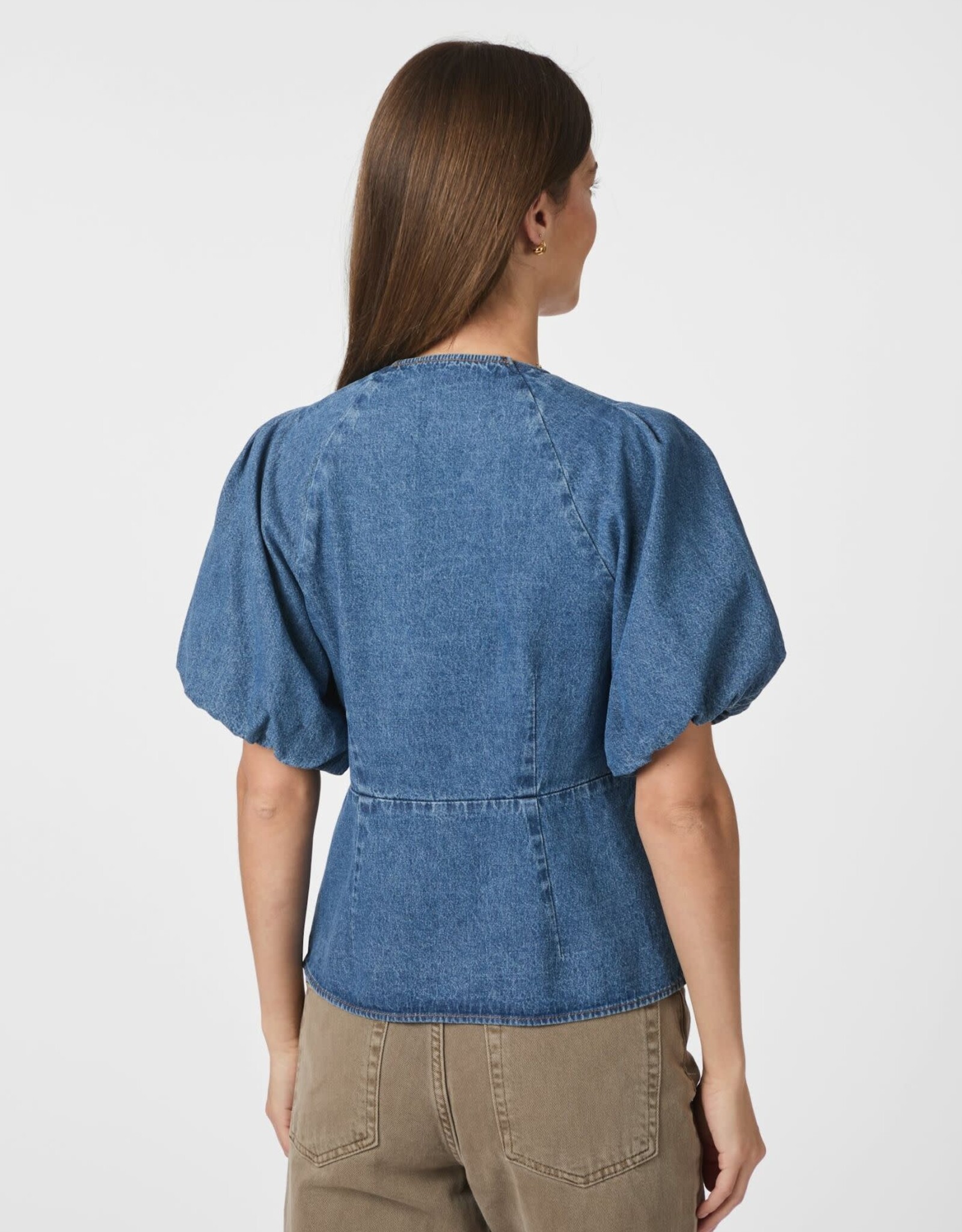 Blouse Denim 'Irina' - Blue - Neo Noir