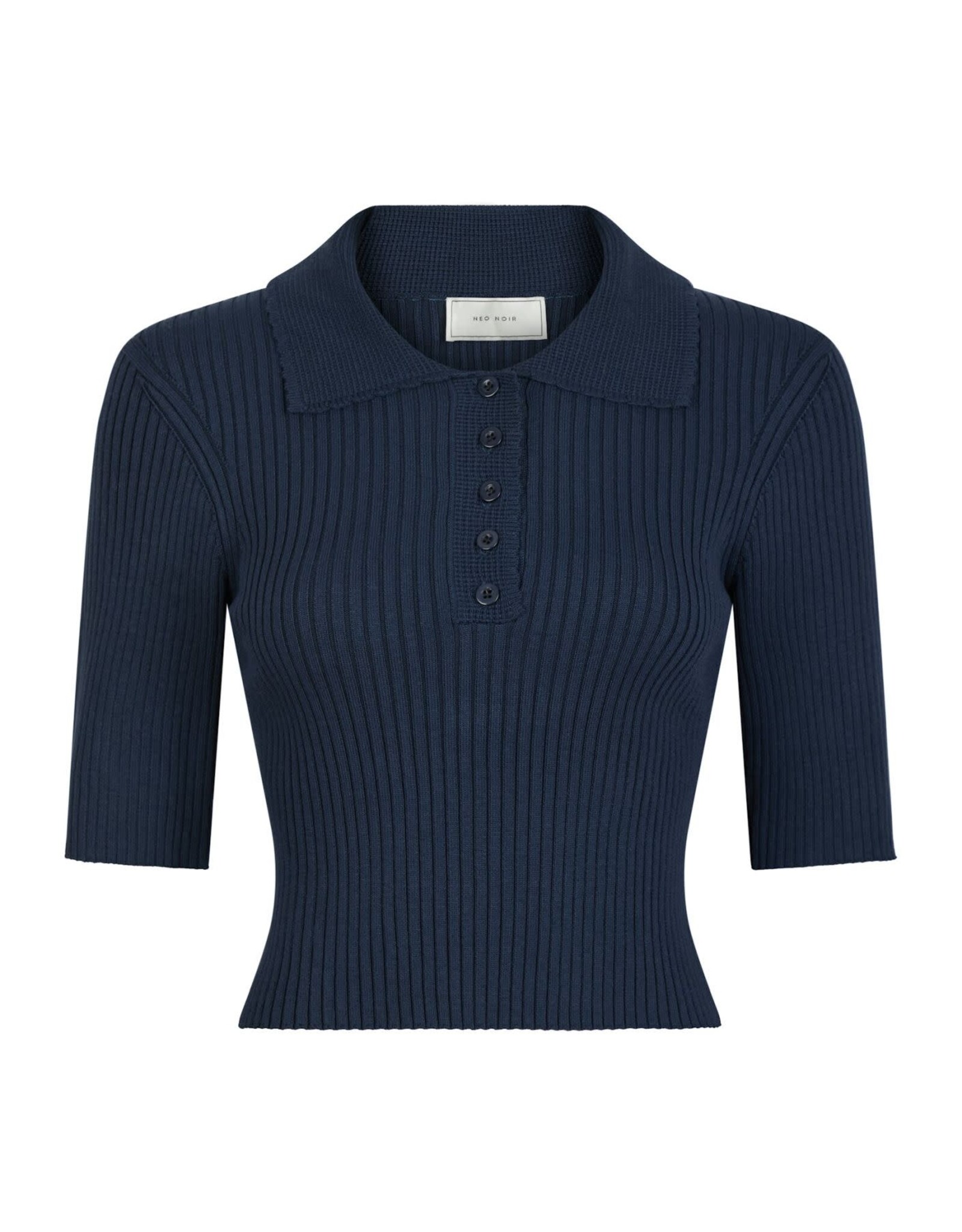 Polo Knit 'Balidira' - Navy - Neo Noir
