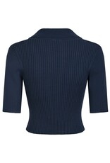 Polo Knit 'Balidira' - Navy - Neo Noir