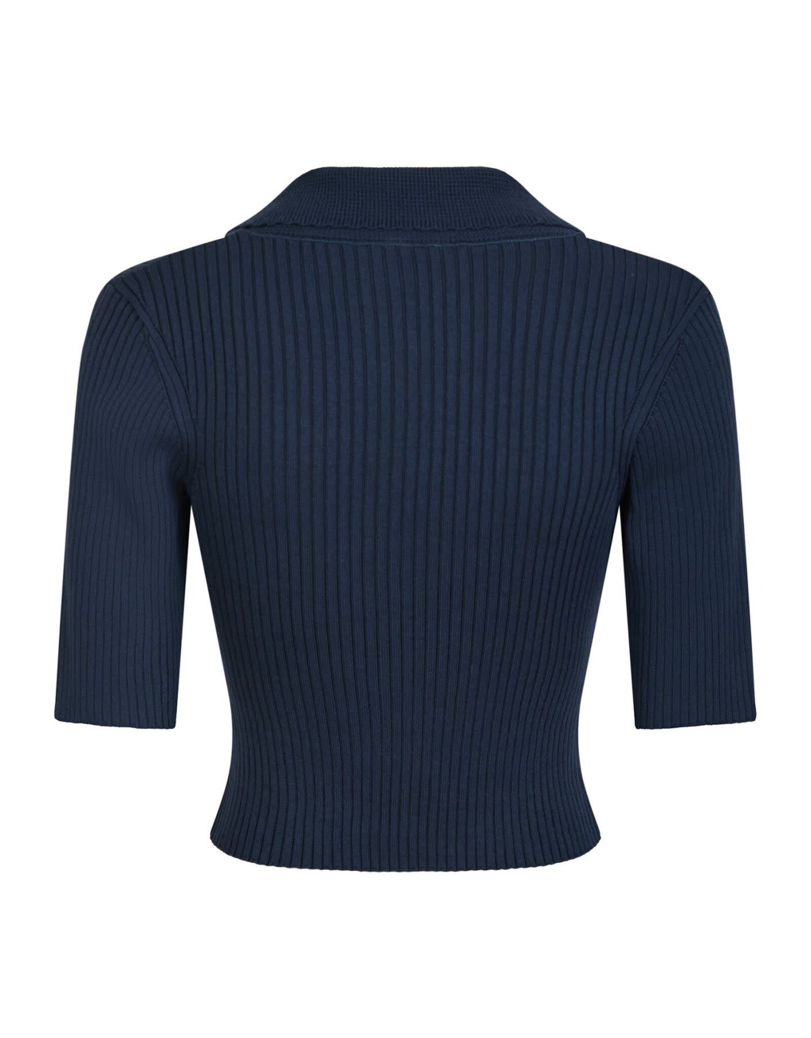 Polo Knit 'Balidira' - Navy - Neo Noir