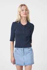 Polo Knit 'Balidira' - Navy - Neo Noir