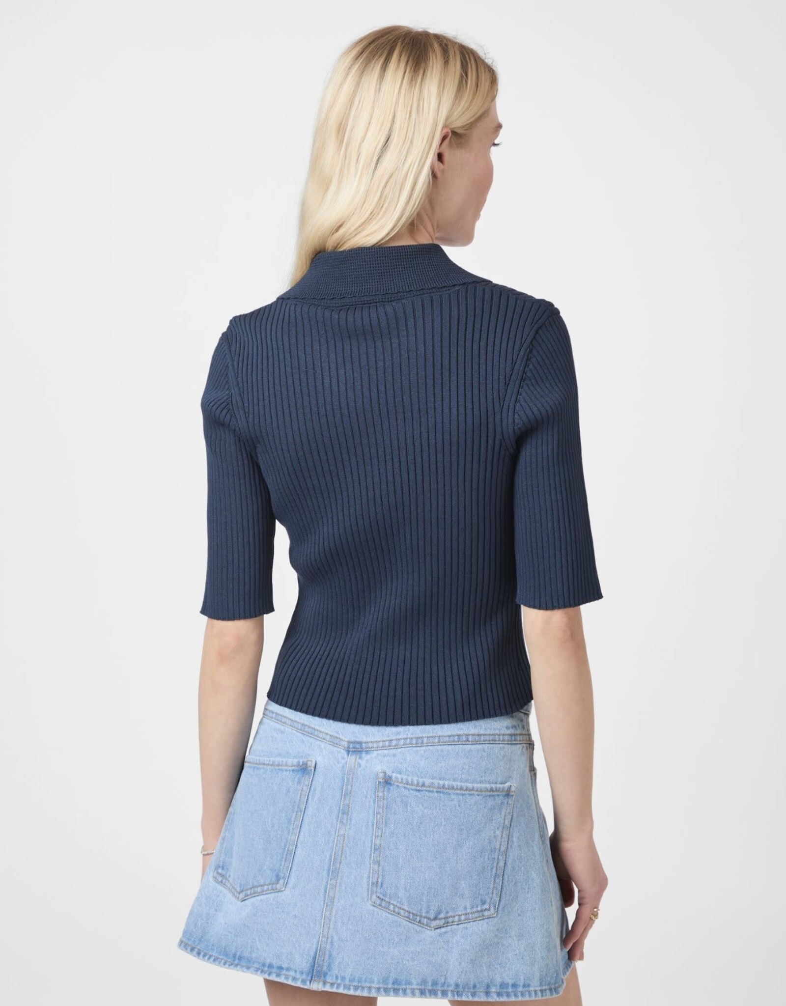 Polo Knit 'Balidira' - Navy - Neo Noir