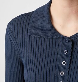 Polo Knit 'Balidira' - Navy - Neo Noir