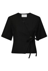Blouse Eyelet 'Simmo' - Black - Neo Noir