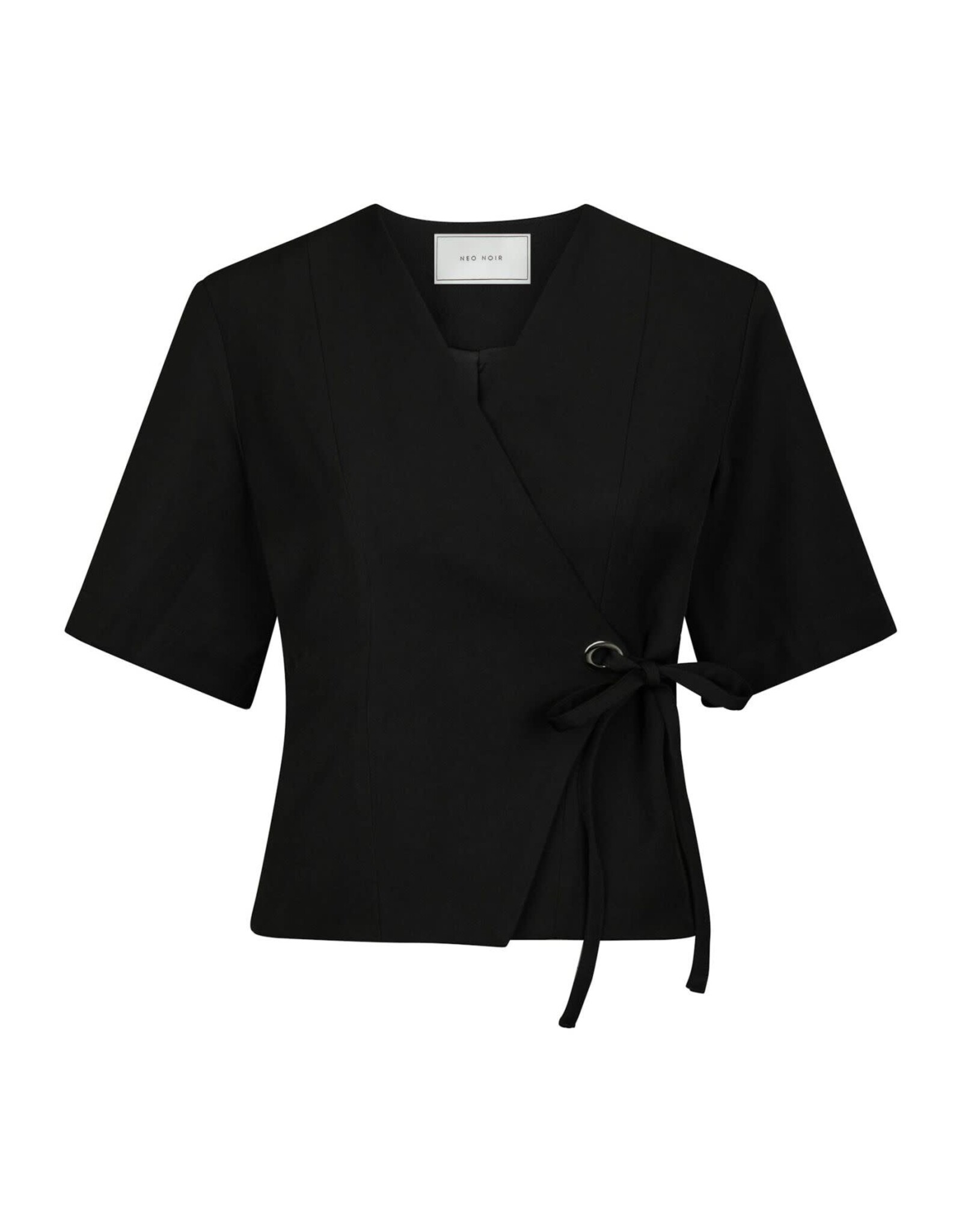 Blouse Eyelet 'Simmo' - Black - Neo Noir