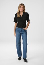 Blouse Eyelet 'Simmo' - Black - Neo Noir