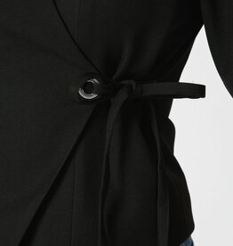 Blouse Eyelet 'Simmo' - Black - Neo Noir