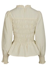 Blouse Stripe Crepe 'Possa' - Light Yellow - Neo Noir