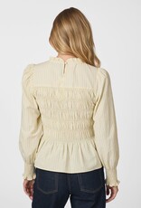 Blouse Stripe Crepe 'Possa' - Light Yellow - Neo Noir