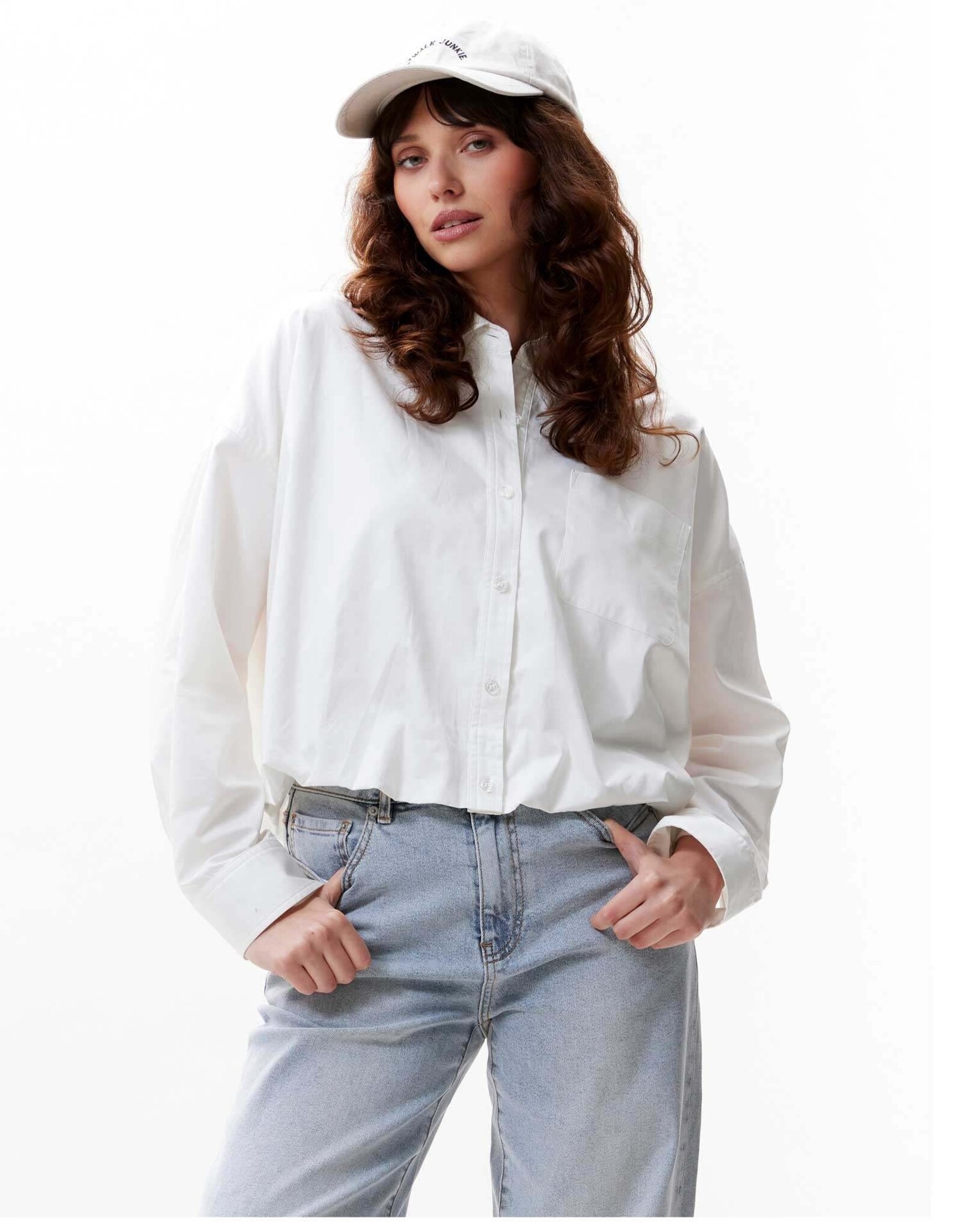 Catwalk Junkie Blouse 'Tuck In' - Off White - Catwalk Junkie