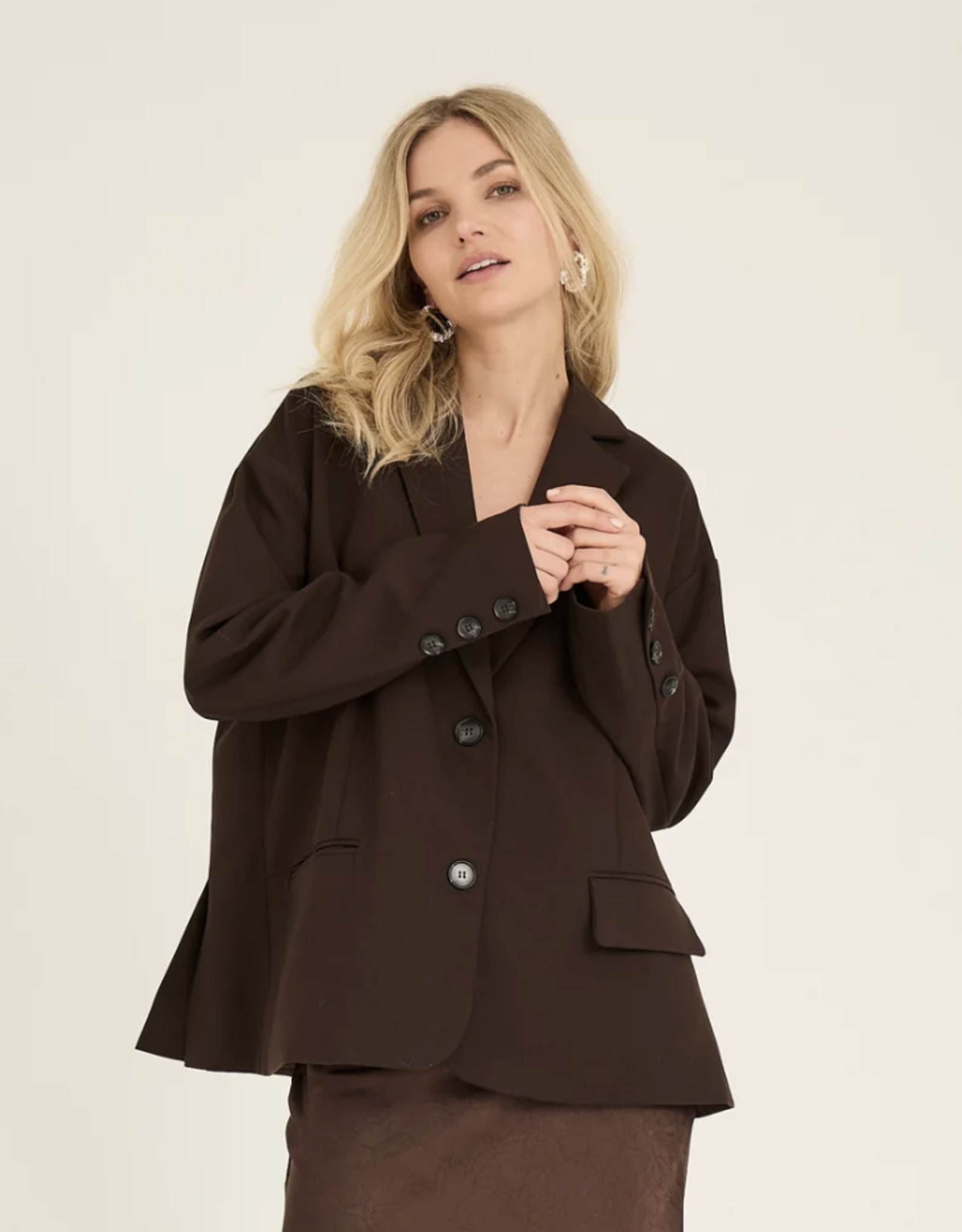 A view Blazer 'Allium' - Dark Brown - A View