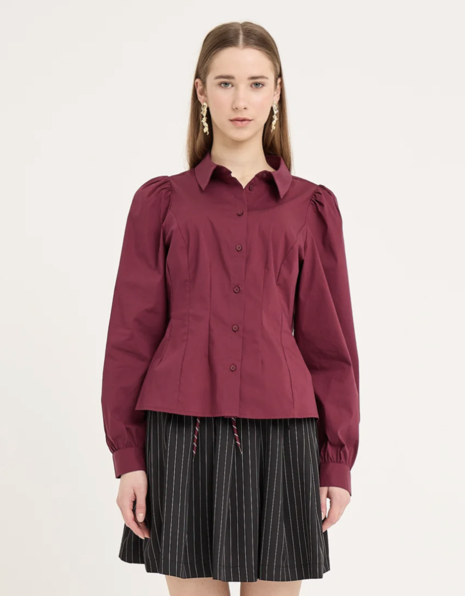 A view Blouse 'Malika' - Bordeaux - A View