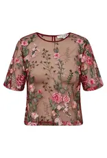 A view Blouse 'Fuchsia' - Bordeaux /Rose - A View