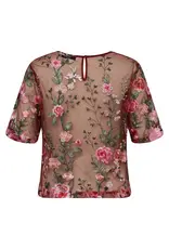 A view Blouse 'Fuchsia' - Bordeaux /Rose - A View
