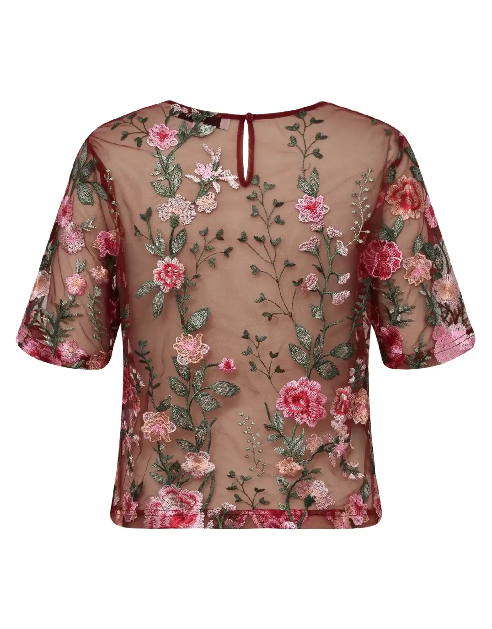 A view Blouse 'Fuchsia' - Bordeaux /Rose - A View