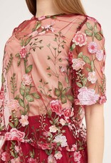 A view Blouse 'Fuchsia' - Bordeaux /Rose - A View