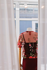 A view Blouse 'Fuchsia' - Bordeaux /Rose - A View