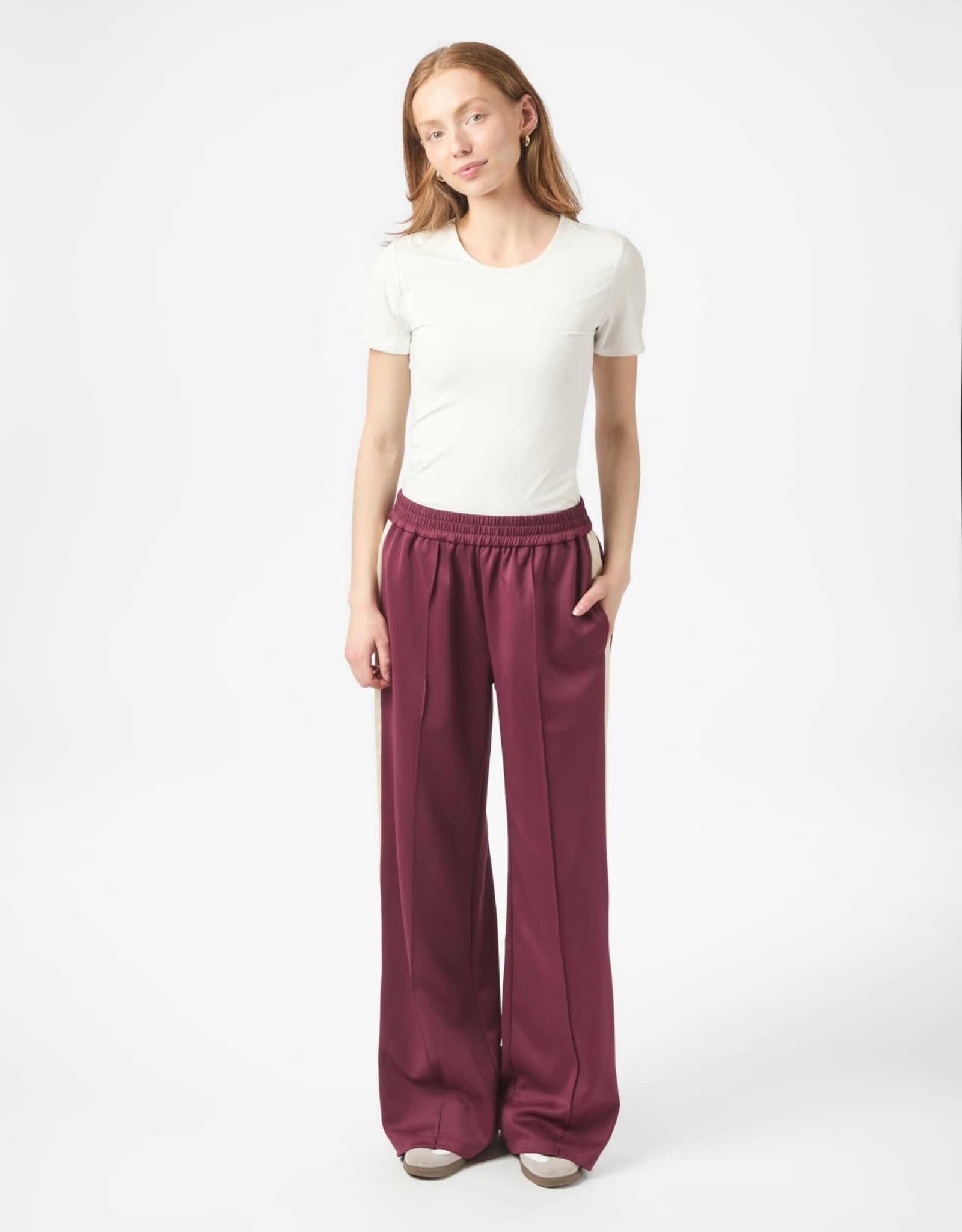 Broek 'Puggy' - Bordeaux - Neo Noir